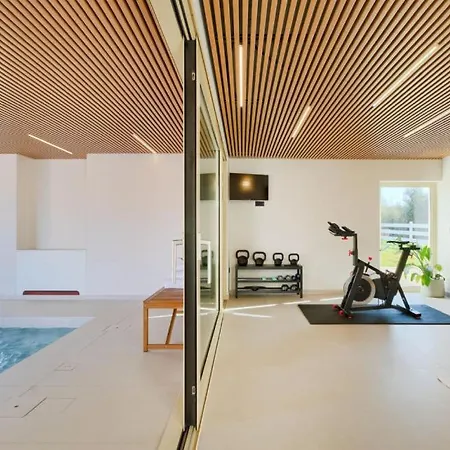 Villa Beautiful Sarizol With Indoor Pool In *